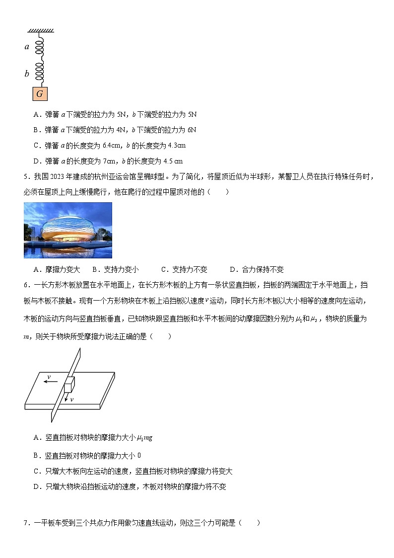 人教版高中物理必修一 同步精讲精练第3章 相互作用力（基础版）（学生版）第2页