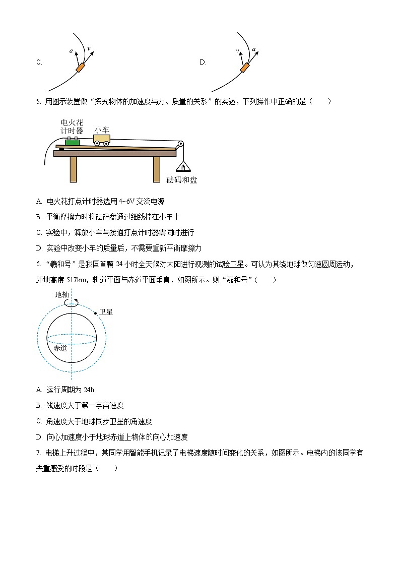 2025盐城五校联考高三上学期10月月考物理试题含解析02