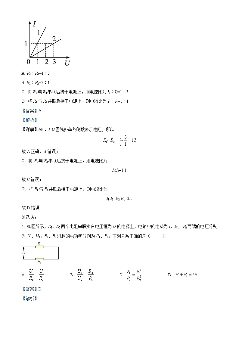 江西省上饶市蓝天教育集团2024-2025学年高二上学期第一次月考物理试题  Word版含解析第2页