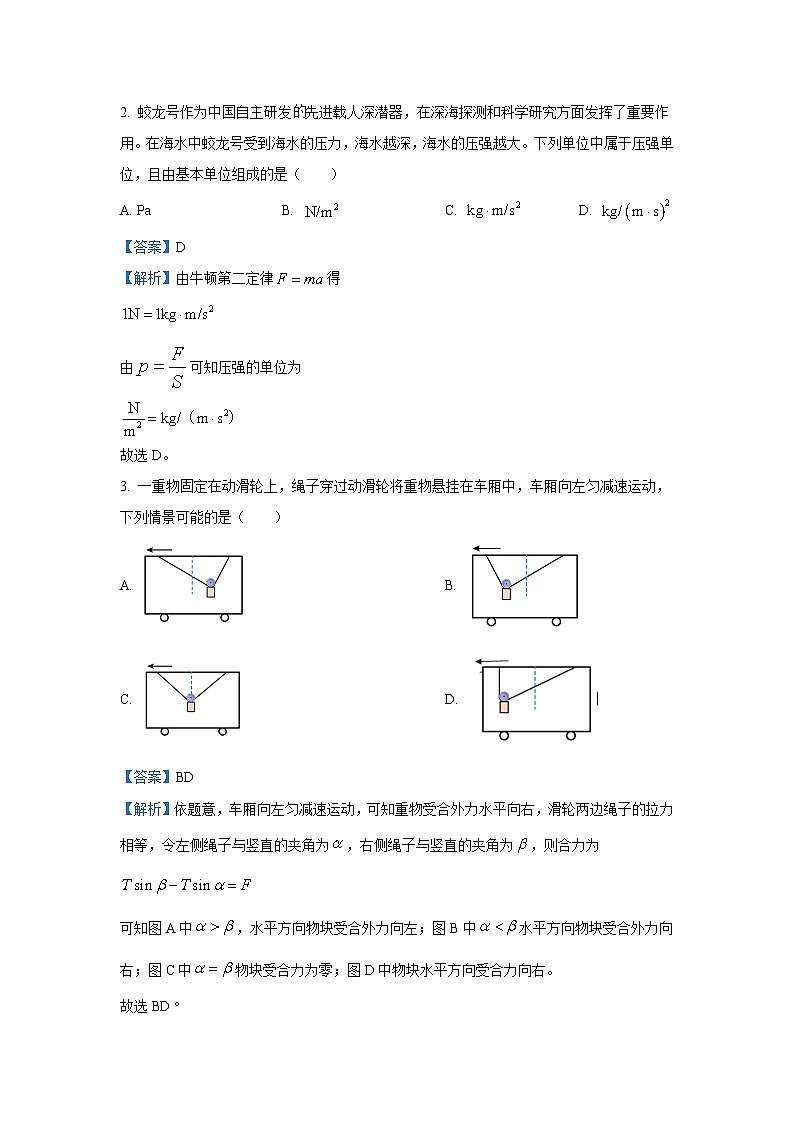 辽宁省辽南协作体2024-2025学年高三上学期10月月考考物理试卷[解析版]第2页