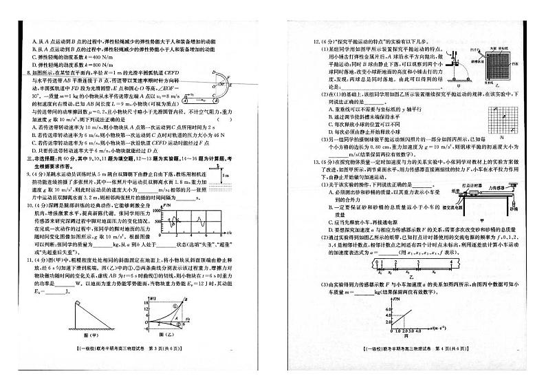 2025福建龙岩12校高三上学期11月期中物理试题+答案第2页
