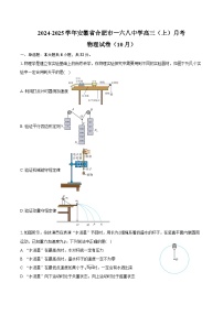 2024-2025学年安徽省合肥市一六八中学高三（上）月考物理试卷（10月）（含答案）