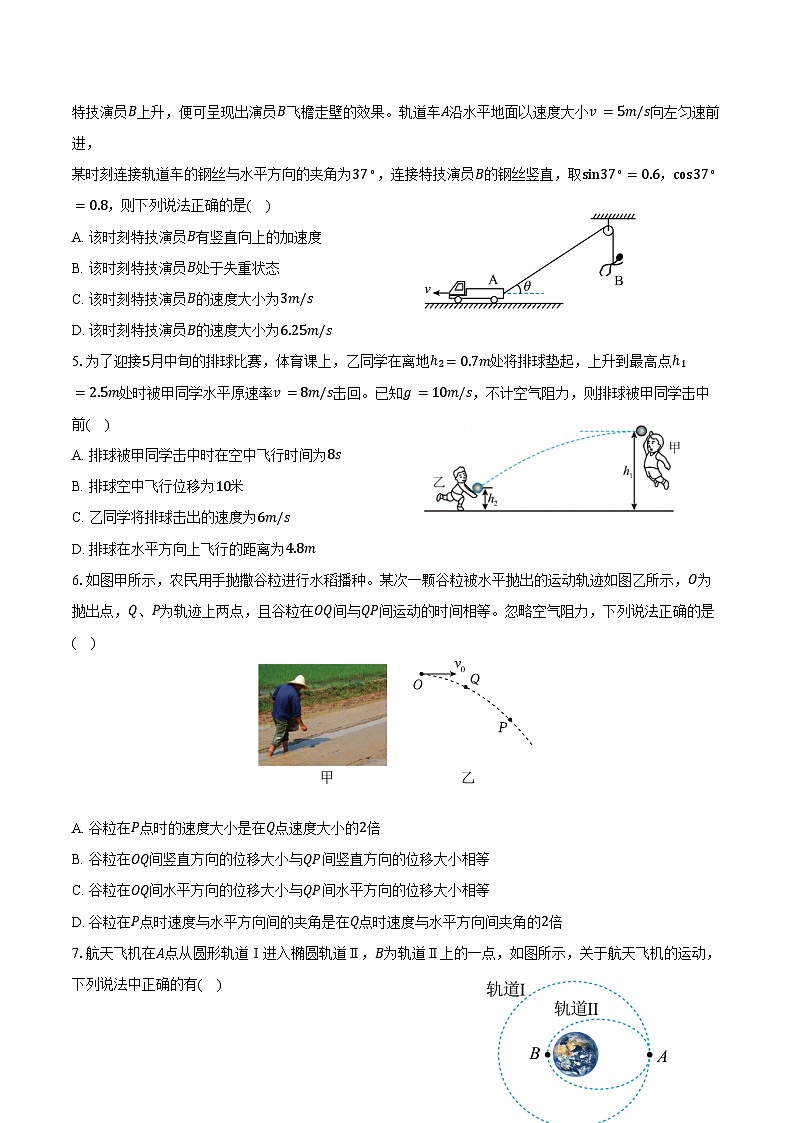 2024-2025学年广东省广州市禺山高级找中学高三（上）月考物理试卷（10月）（含答案）第2页