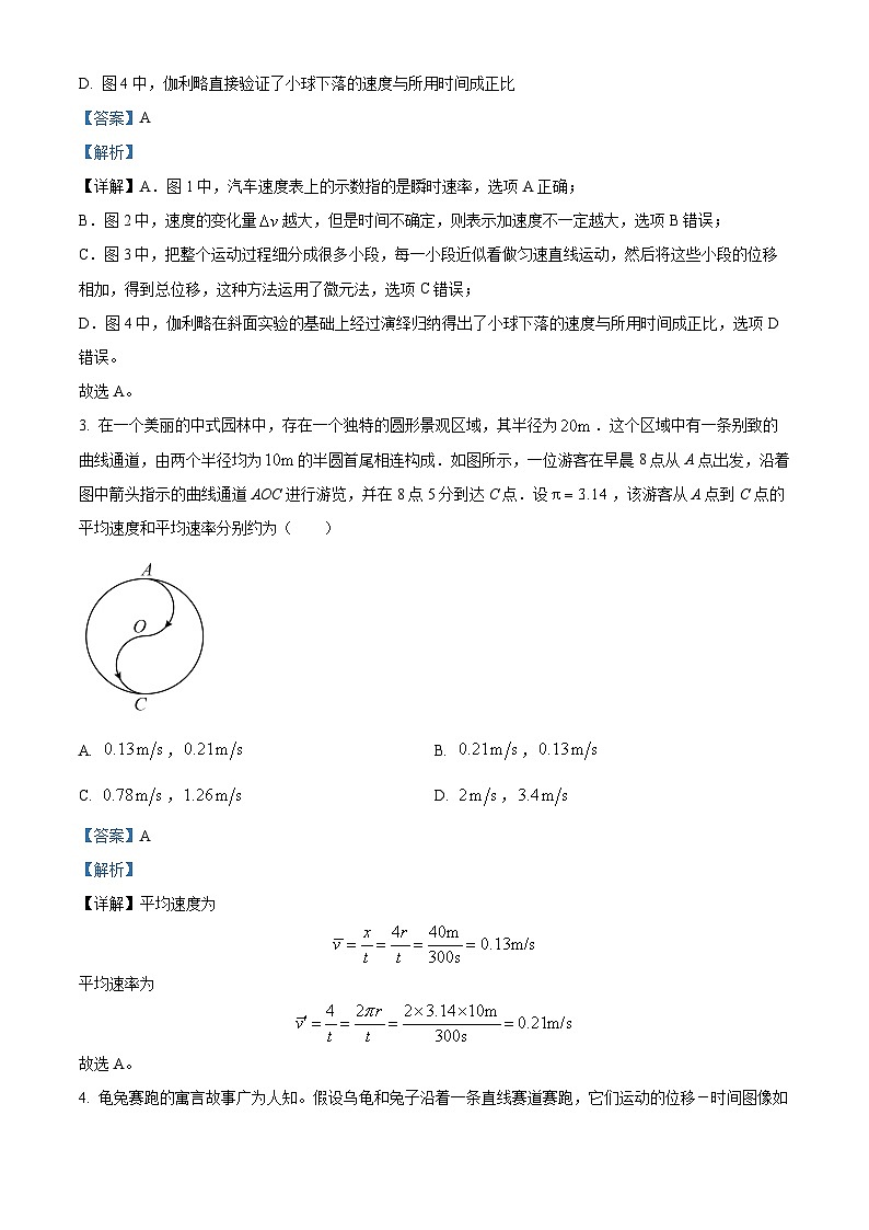 河南省周口市周口学校2024-2025学年高一上学期10月月考物理试题含解析第2页