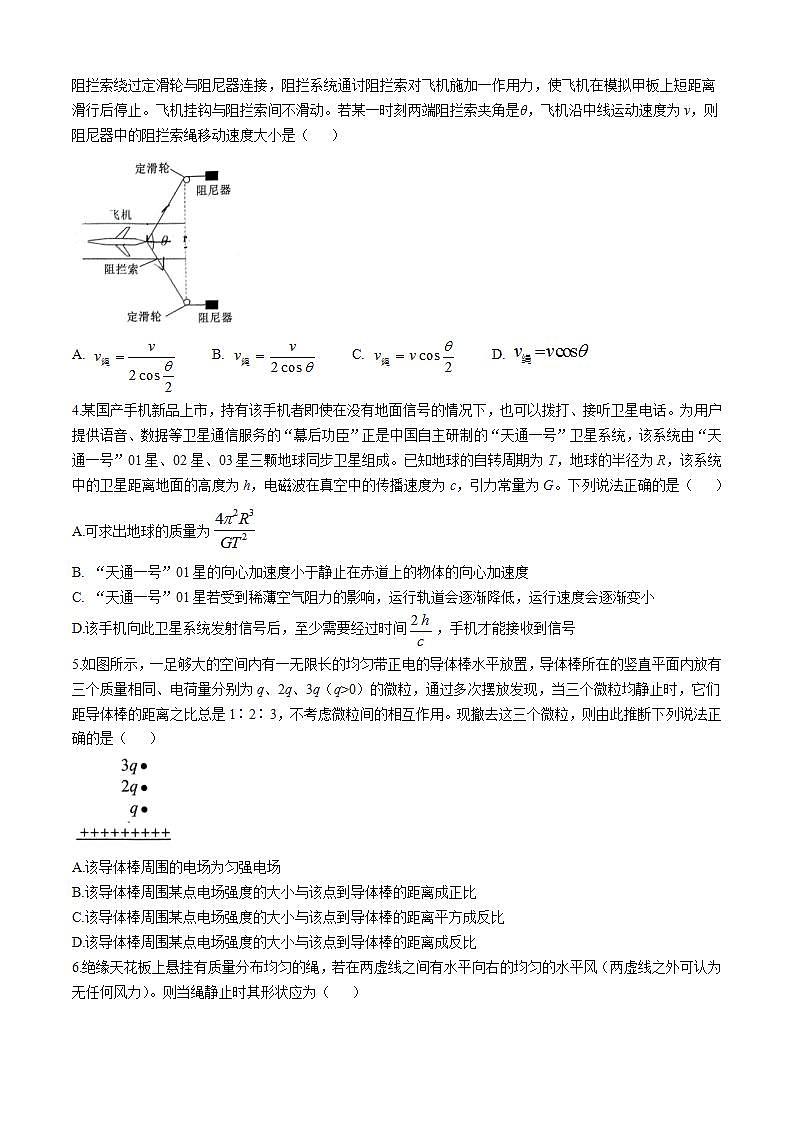 2025届湖南省A佳教育高三上学期11月联考物理试题 （解析版）第2页