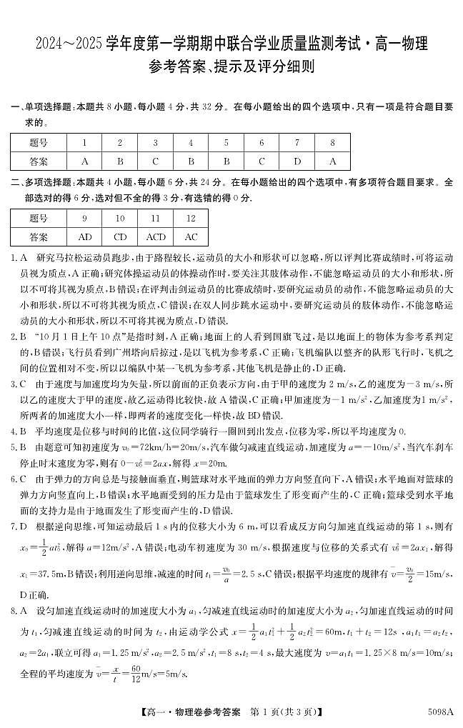 5098A 物理DA第1页