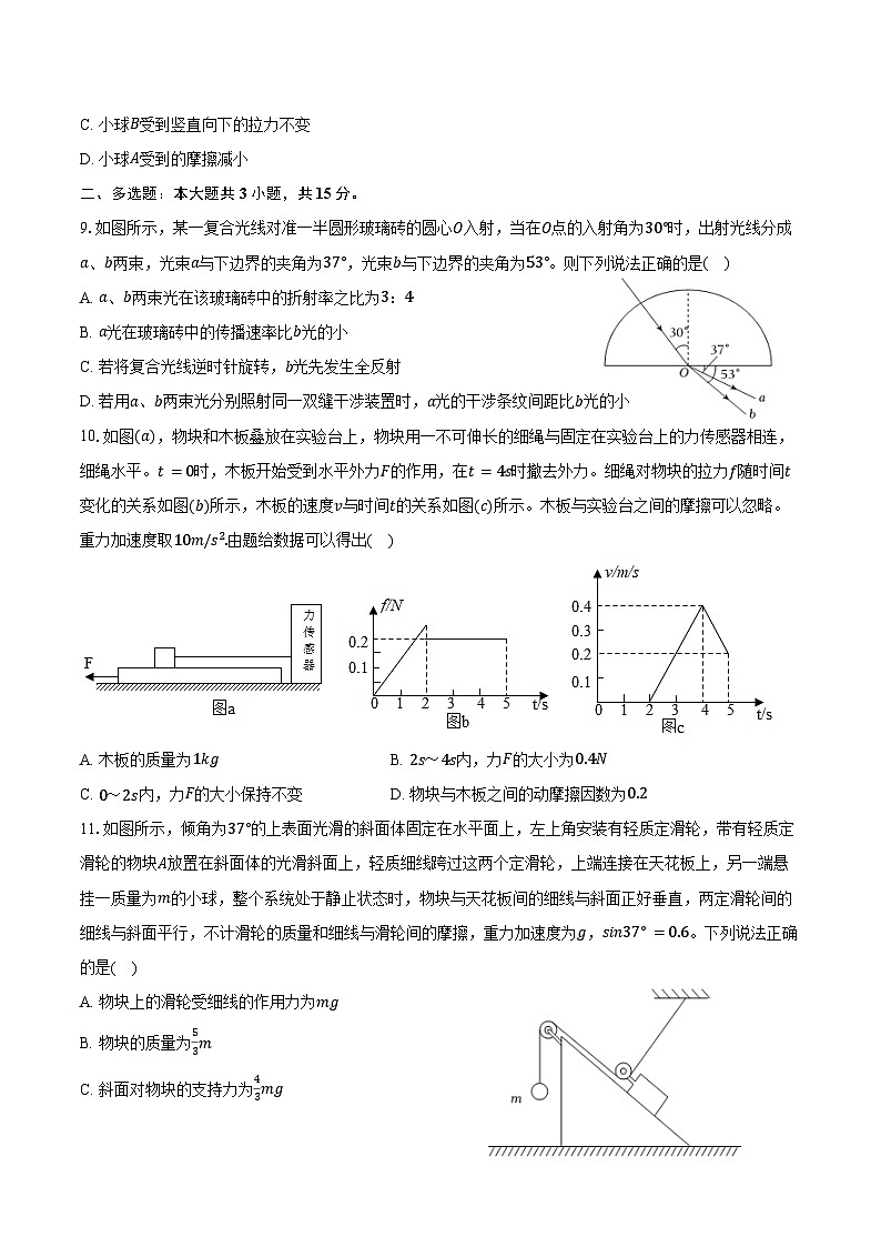 2024-2025学年四川省成都市武侯县高三（上）月考物理试卷（9月份）（含答案）第3页