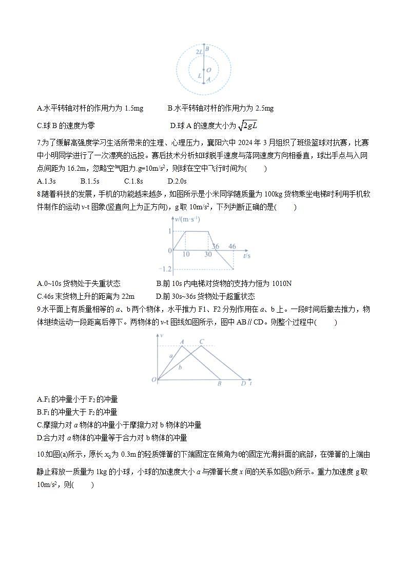 2025届湖北省新高考协作体高三上学期11月期中联考试题 物理 （解析版）第3页