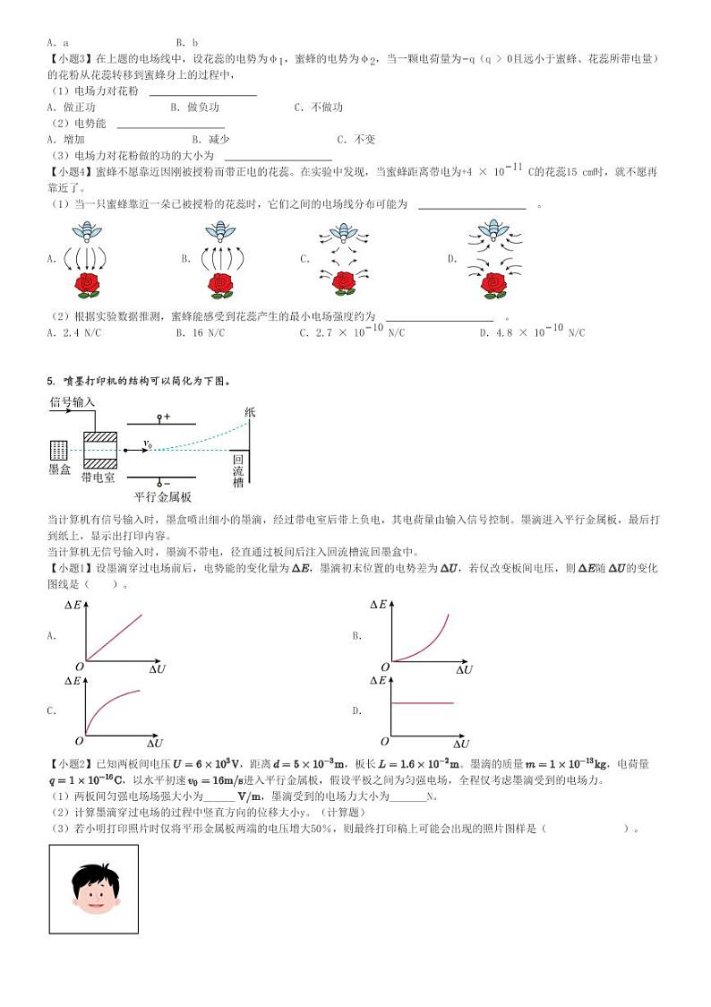 2024～2025学年上海浦东新区上海市洋泾中学高二(上)期中物理试卷(等级)[原题+解析]第3页