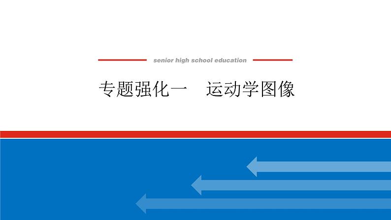 2025届高中物理一轮复习课件：专题强化一运动学图像第1页