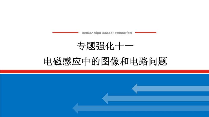 2025年高考物理一轮复习：专题强化11 电磁感应中的图像和电路问题（课件+导学案）01