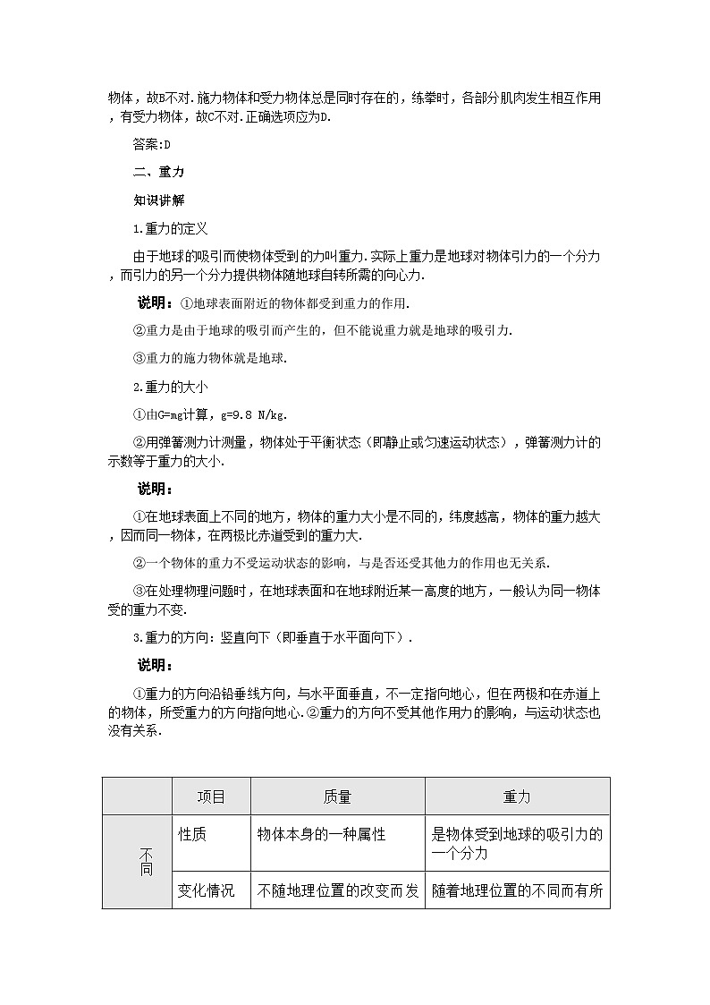 2022年高中物理第一章力物体的平衡第一课-讲义-【含解析】03