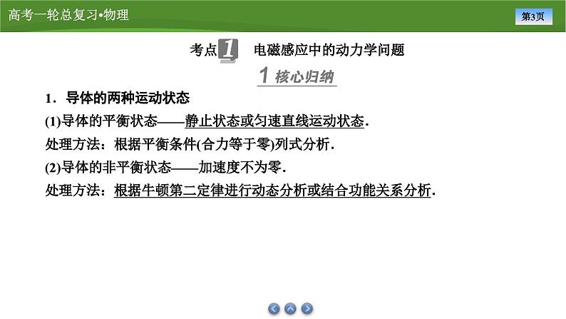 课件第十章  　专题十二电磁感应综合应用（共31张ppt）第3页