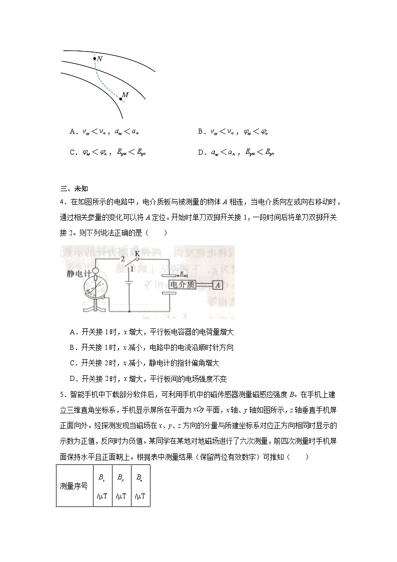 2025届云南省三校高三上学期高考备考实用性联考（五）物理试卷第2页