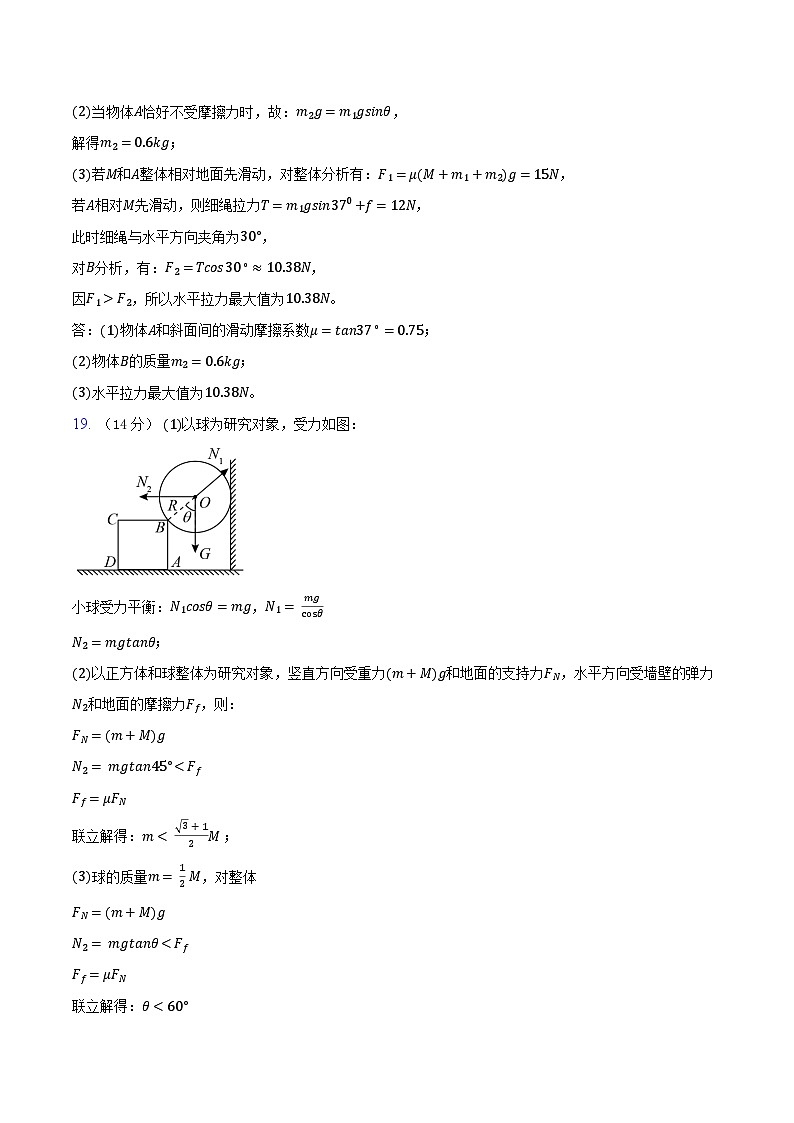 四川省成都市成华区某校2024-2025学年高一上学期11月期中物理试题答案第2页