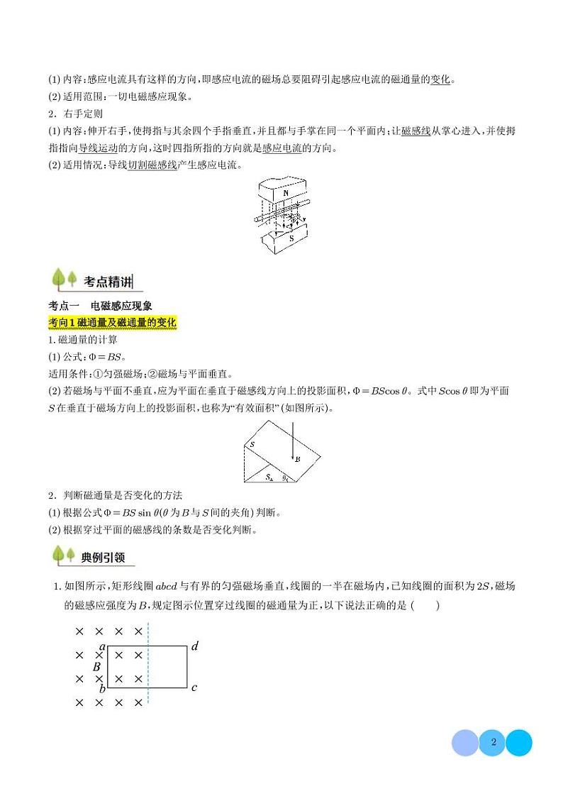 电磁感应现象 楞次定律（解析版）第2页
