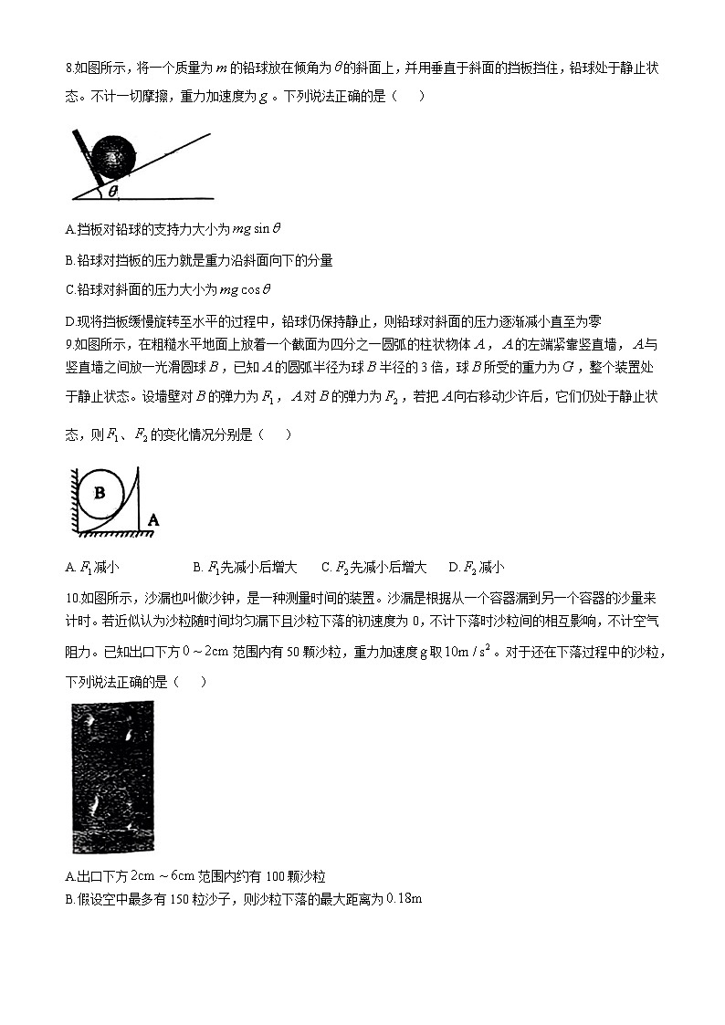 辽宁省丹东市七校协作体2024-2025学年高一上学期11月期中联考物理试题03