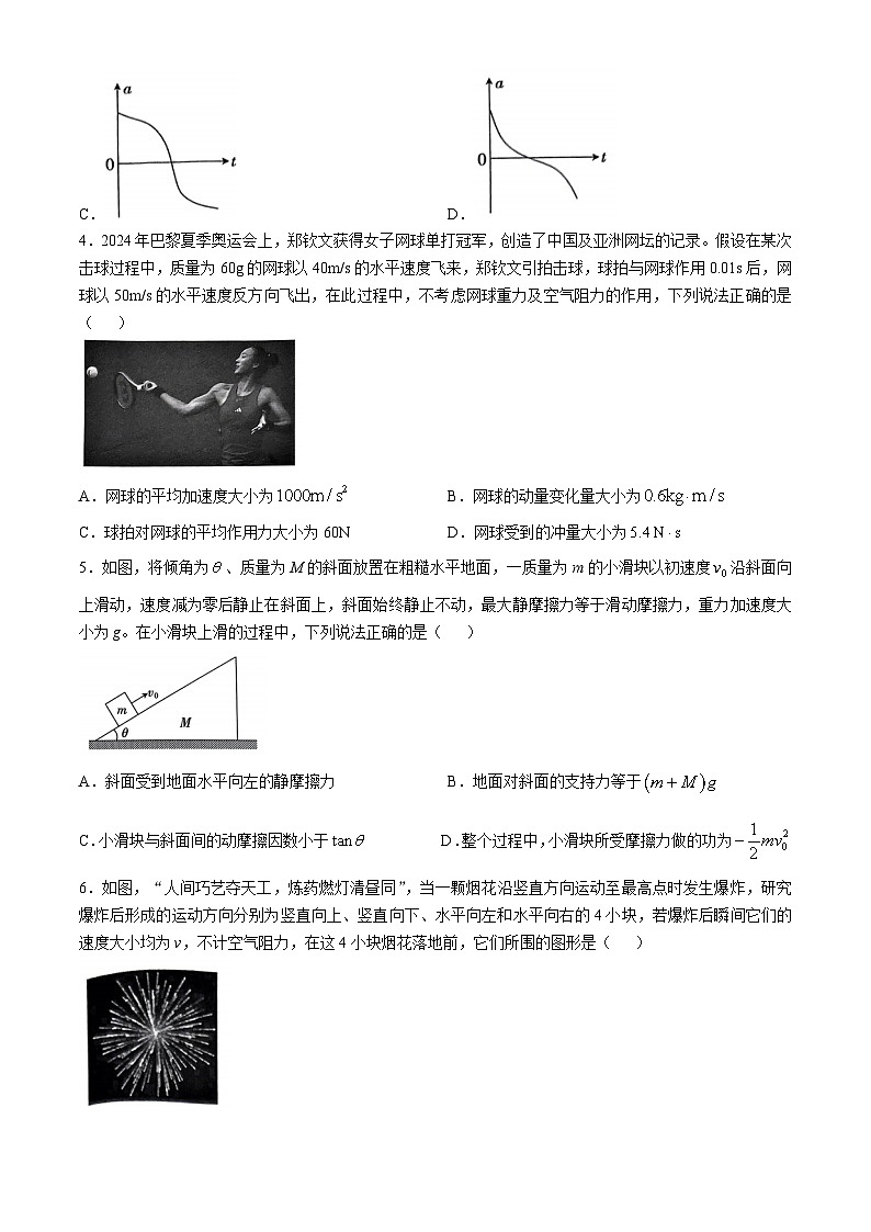 江西省多校联考2024-2025学年高三上学期11月阶段检测物理试题02