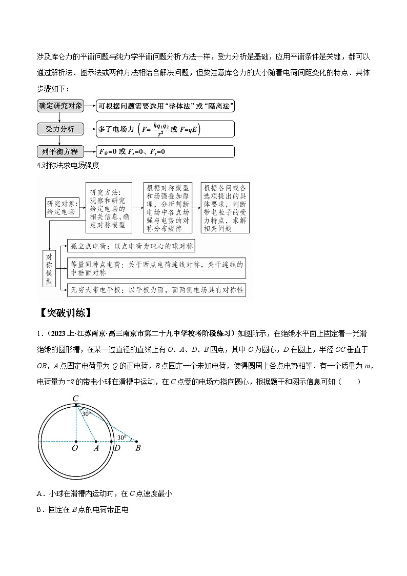 专题10 电场性质的综合应用（原卷版）第3页