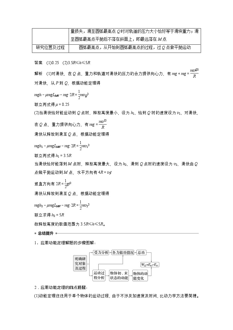第一篇 专题二 第7讲　动能定理　机械能守恒定律　能量守恒定律（教师版）第2页