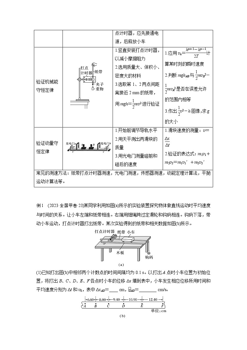 第一篇 专题七 第16讲　力学实验（学生版）第2页