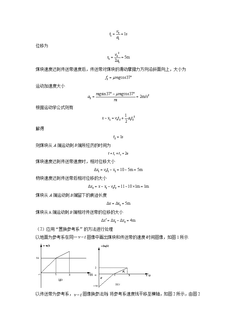 高中物理题型解题技巧之力学篇05 置换参考系巧解传送带划痕问题（原卷版） 第2页