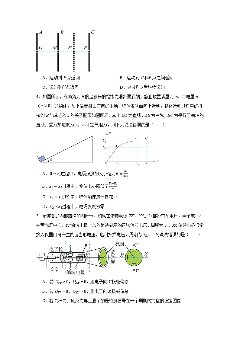 第05讲 带电粒子在电场中的运动 课后专项突破（原卷版）第2页