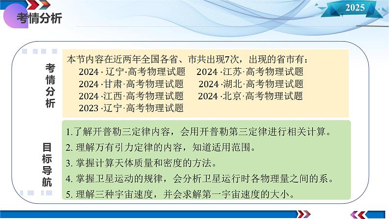 第17讲 万有引力定律及其应用（课件）-2025年高考物理一轮复习讲练测（新教材新高考）第4页