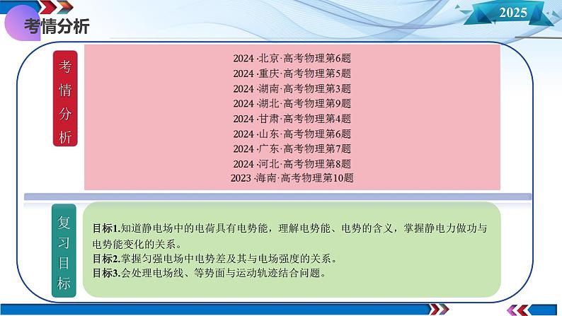 第34讲  静电场中能的性质（课件）-2025年高考物理一轮复习讲练测（新教材新高考）04