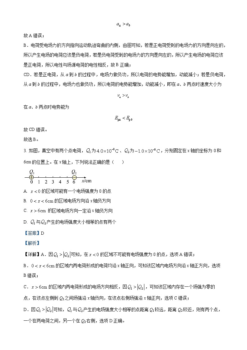 四川省绵阳市盐亭中学2024-2025学年高二上学期11月期中物理试题（解析版）-A4第2页
