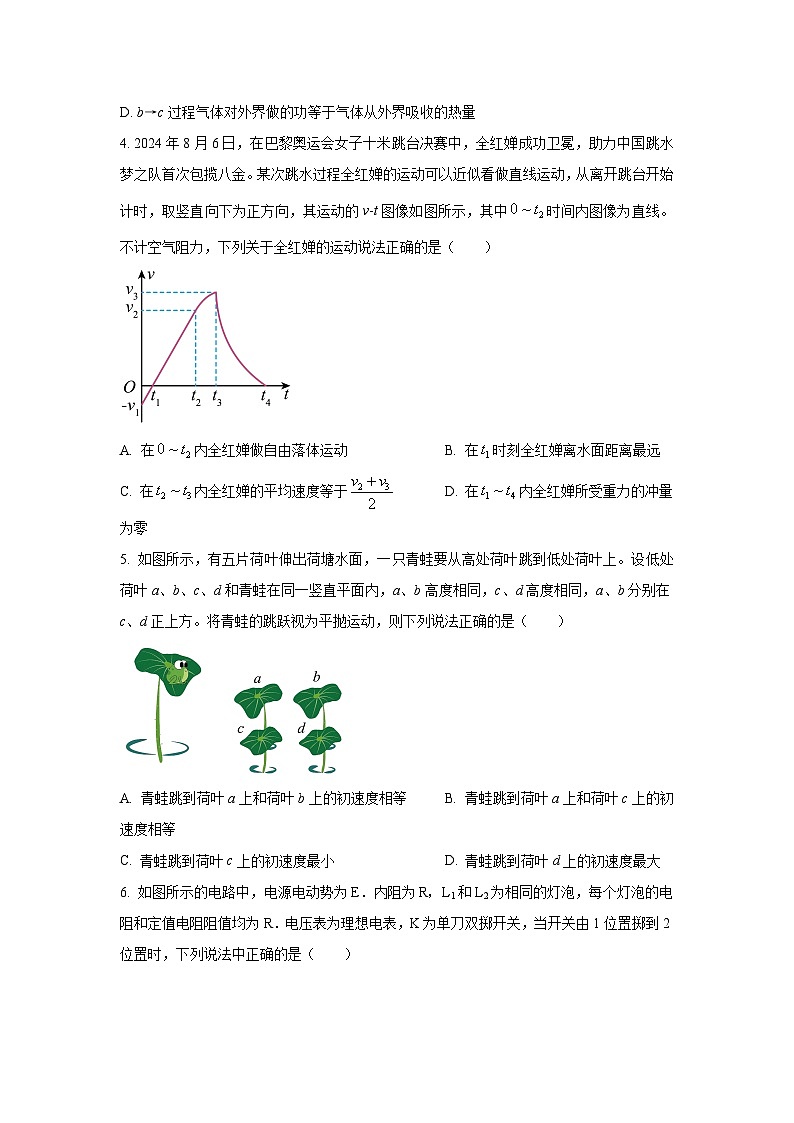 河南省新乡市原阳县第一高级中学2024-2025学年高二上学期11月月考物理试题第2页