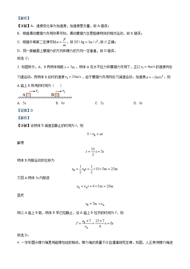 辽宁省丹东市七校协作体2024-2025学年高一上学期11月期中联考物理试题含解析第2页
