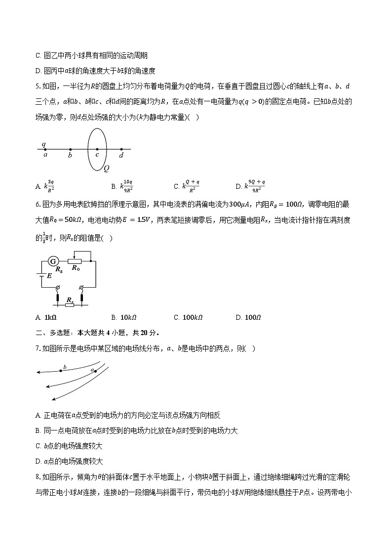 2024-2025学年湖南省邵阳市武冈市高二（上）期中考试物理试卷（物理类）（含答案）第2页