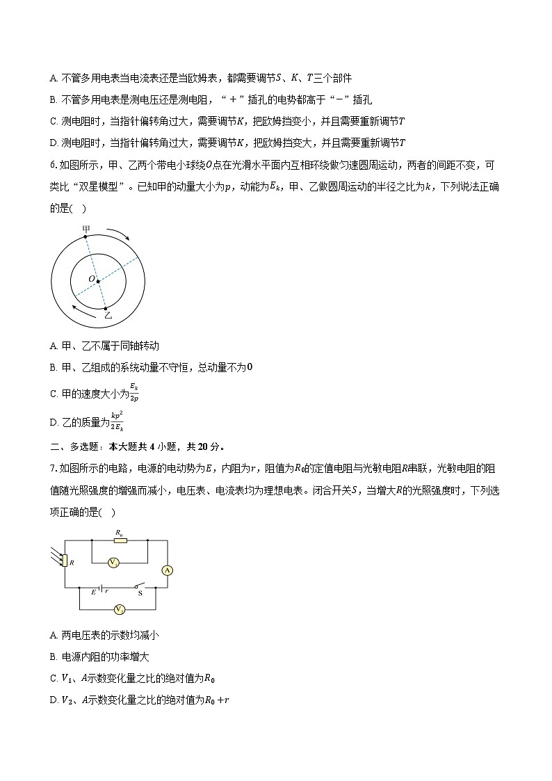 2024-2025学年湖南省天一大联考高二（上）期中物理试卷（含答案）第3页