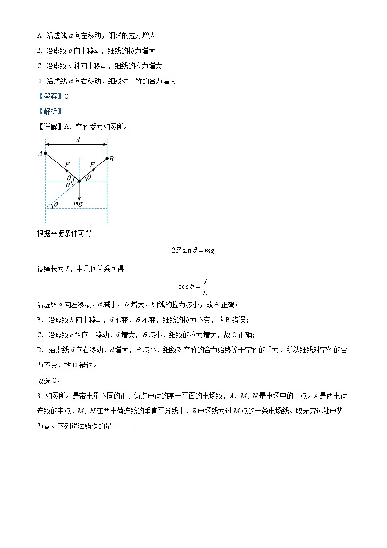 四川省成都市石室中学2024-2025学年高三上学期期中考试物理试卷（解析版）-A4第2页