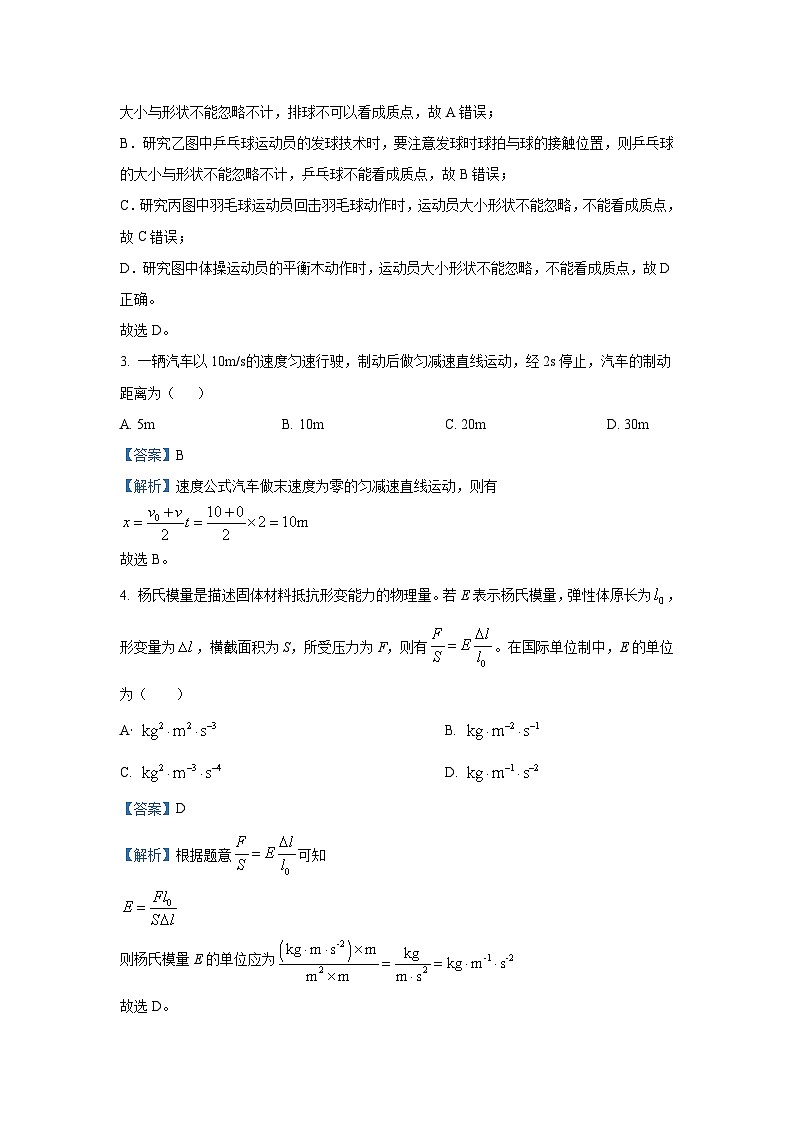 2024~2025学年新疆喀什地区喀什市高三(上)10月月考物理试卷(解析版)第2页