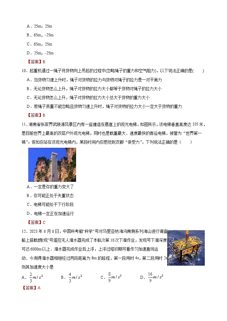 高二天水物理（合格考）第3页