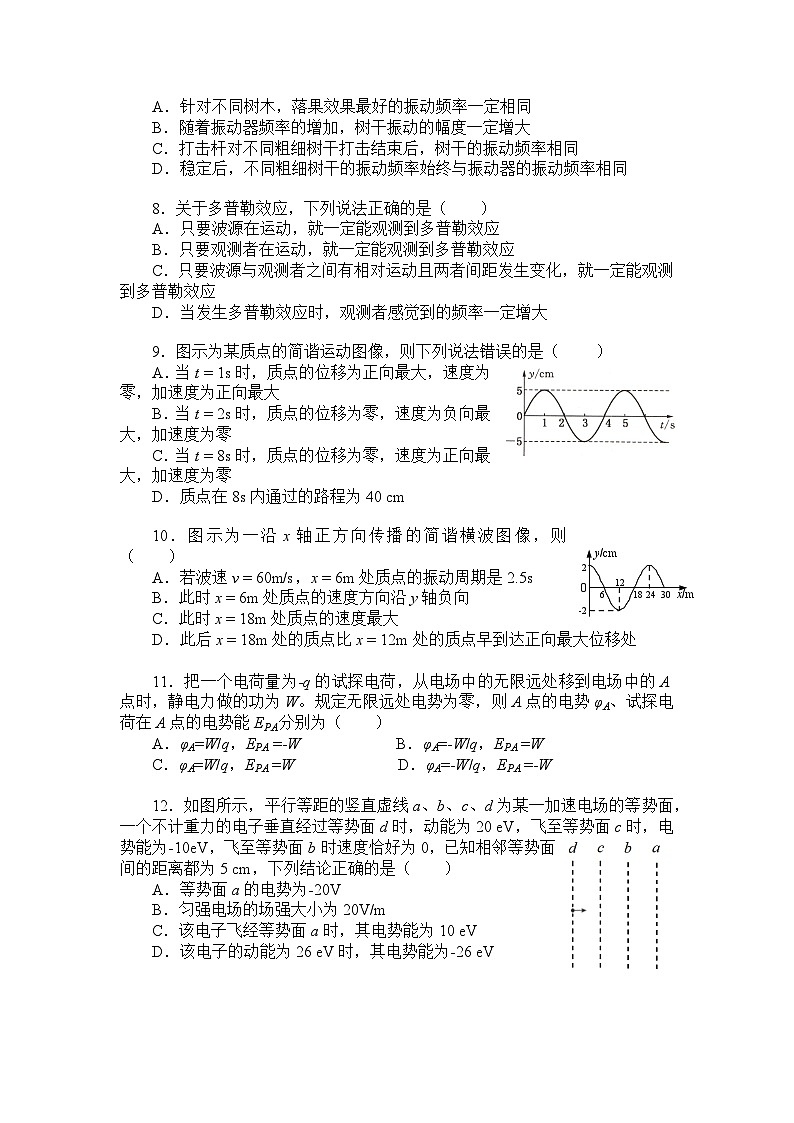 上海市向明中学2024-2025学年高二上学期期中考试物理试题第2页