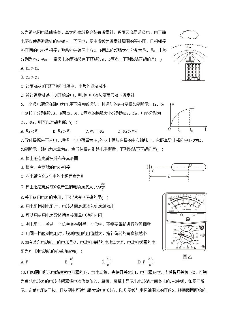 2024-2025学年北京五中高二（上）期中物理试卷（含答案）第2页