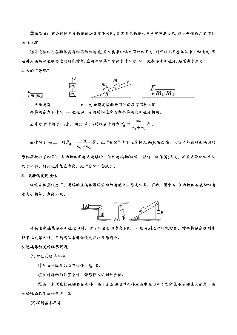模型11 连接体问题（原卷版）第2页