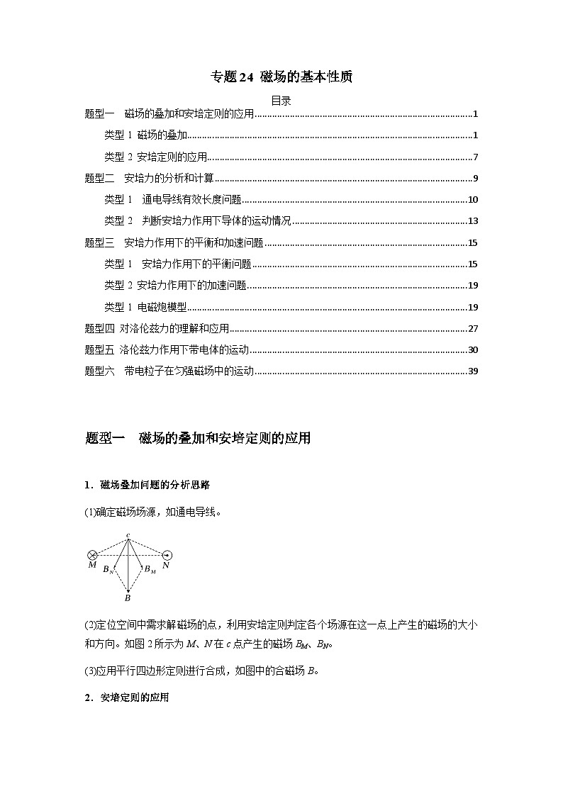 专题24 磁场的基本性质（解析版）第1页