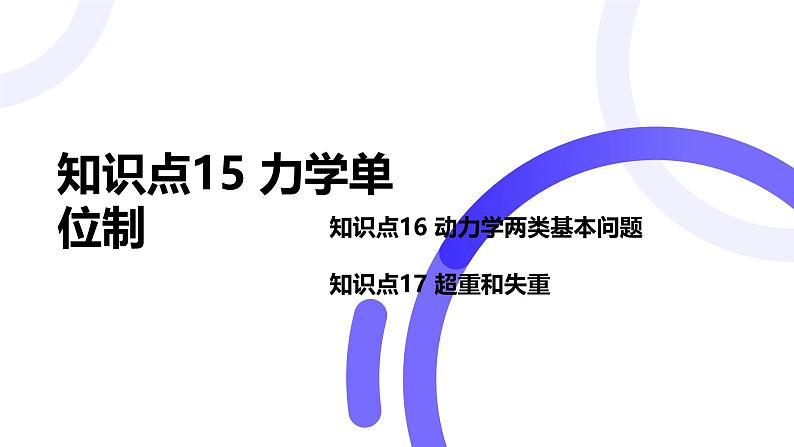 2025届高考物理基础练教学课件 第三章 第2讲 牛顿运动定律的基本应用第1页