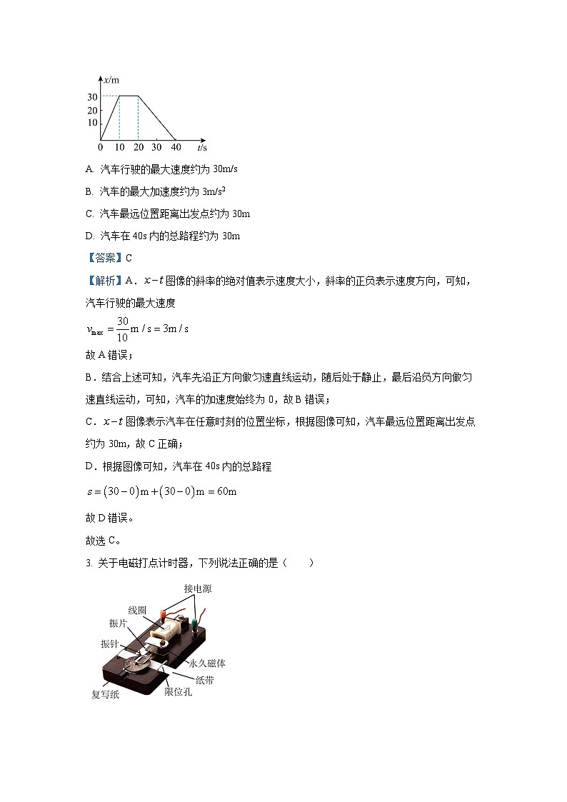 2024-2025学年河南省南阳市高一(上)11月期中物理试卷(解析版)第2页