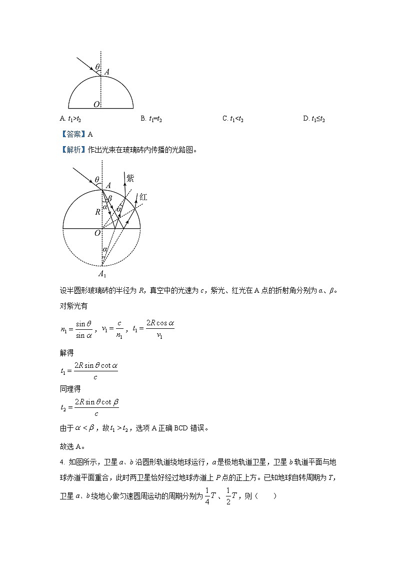 2024-2025学年河南省华大联考高三(上)11月期中物理试卷(解析版)第3页