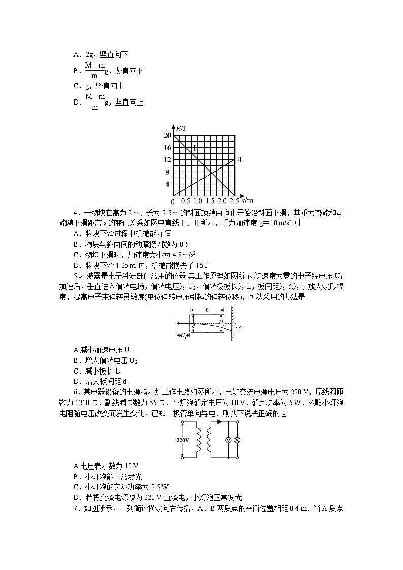 2025广东省大湾区（正禾）大联考高三上学期模拟联考物理试题含解析第2页