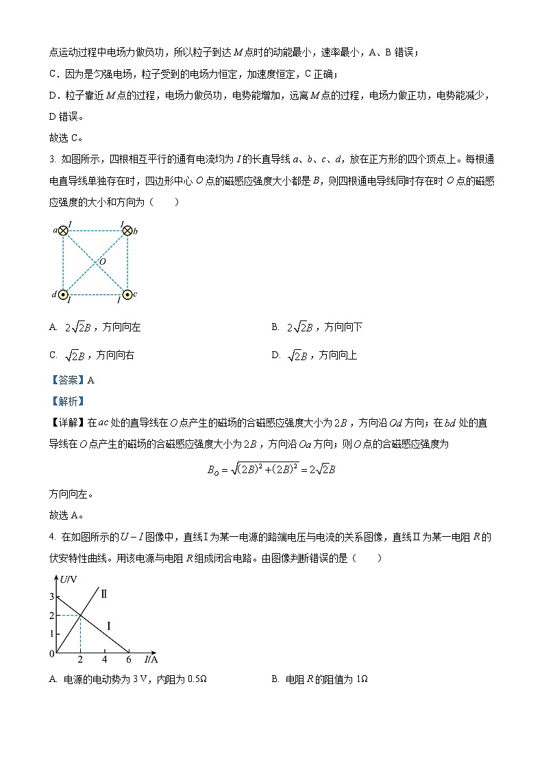 四川省广安中学2024-2025学年高二上学期期中考试物理试题 Word版含解析第2页