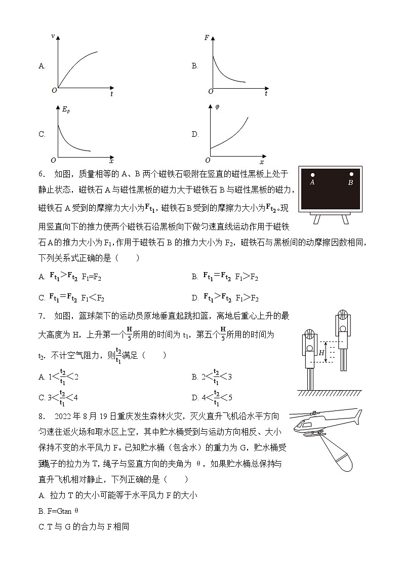 安徽省阜阳市临泉田家炳实验中学2024-2025学年高三上学期12月月考物理试题-A4第3页