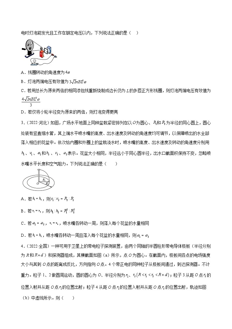 专题14 圆周运动（一）（学生卷）-【真题汇编】最近10年（2014-2023）高考物理真题分项汇编（全国通用）第2页