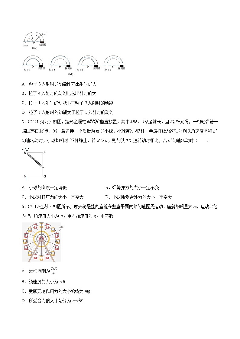 专题14 圆周运动（一）（学生卷）-【真题汇编】最近10年（2014-2023）高考物理真题分项汇编（全国通用）第3页
