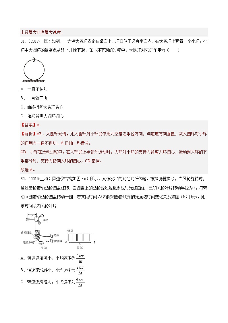 专题15 圆周运动（二）（解析卷）-【真题汇编】最近10年（2014-2023）高考物理真题分项汇编（全国通用）第3页